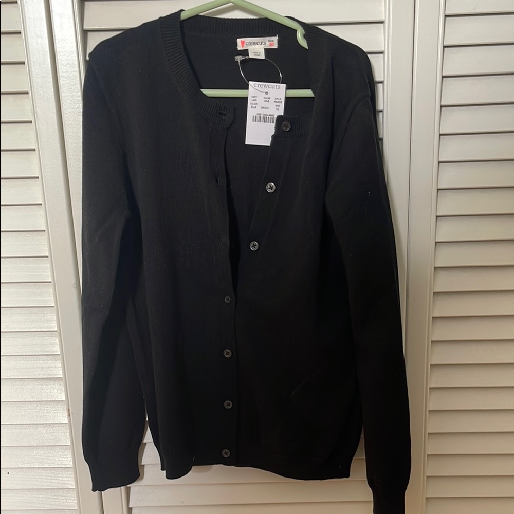 Black Button-Up Cardigan